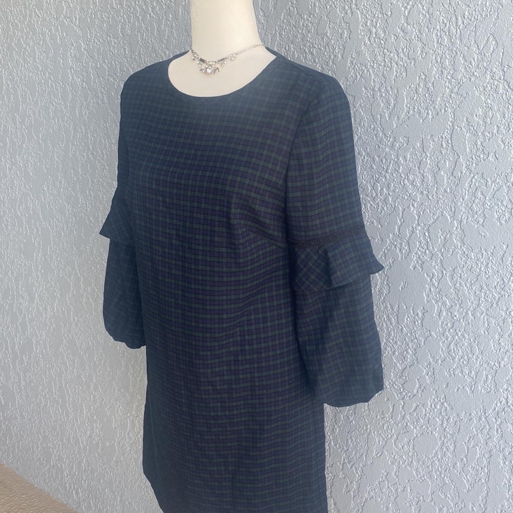 Loft flannel plaid dress